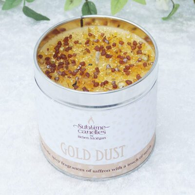 gold dust candle