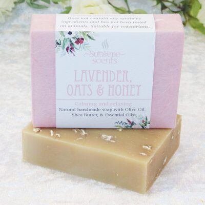 lavender oats & honey soap