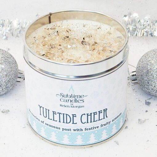 yuletide cheer candle