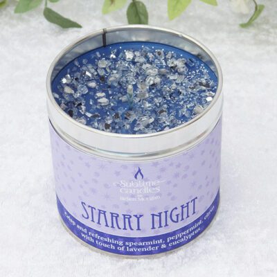starry night candle