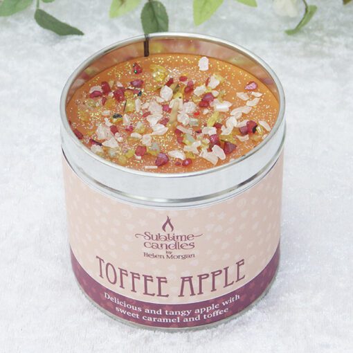 toffee apple candle