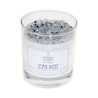 Star Dust glass candle