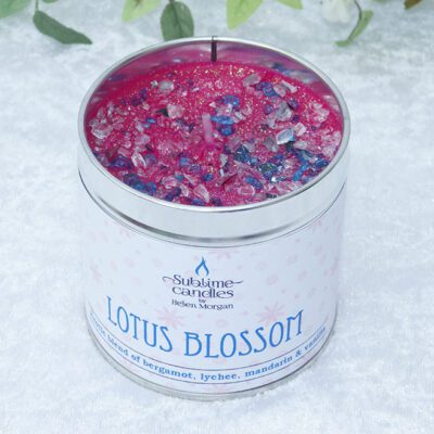 lotus blossom candle