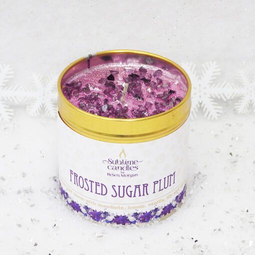 Frosted Sugar Plum scented candle