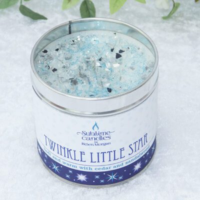 twinkle little star candle
