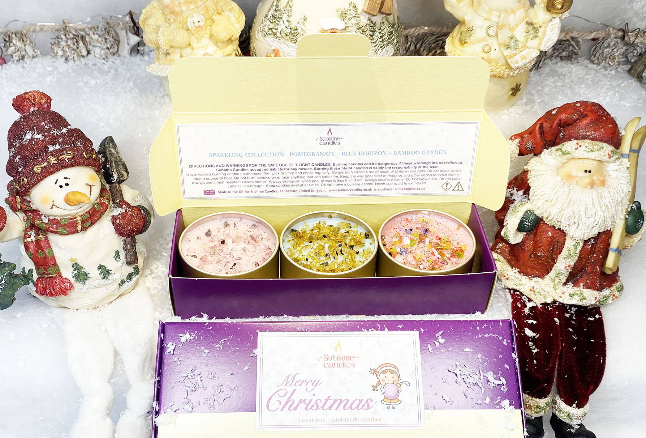Sparkling t-lights Gift Box