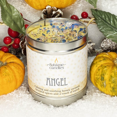 Angel scented candle