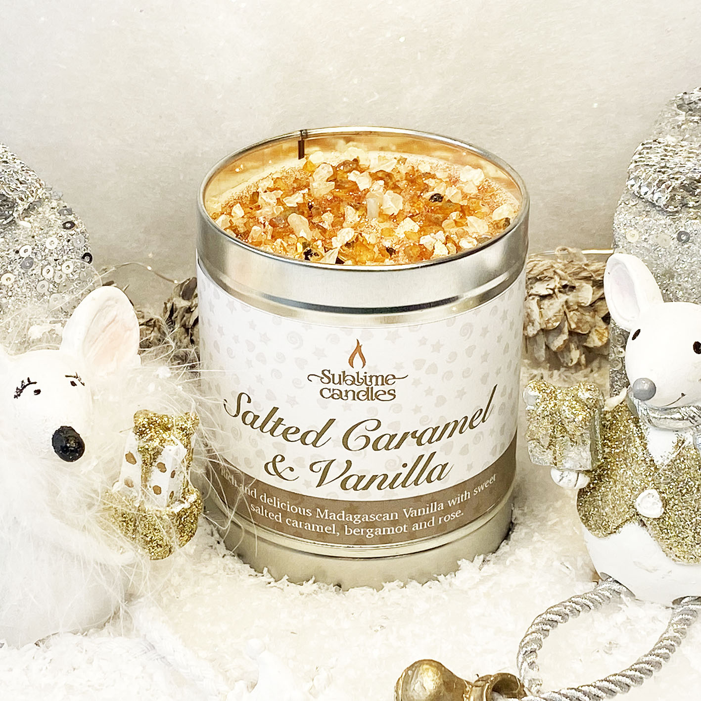 Salted Caramel & Vanilla candle