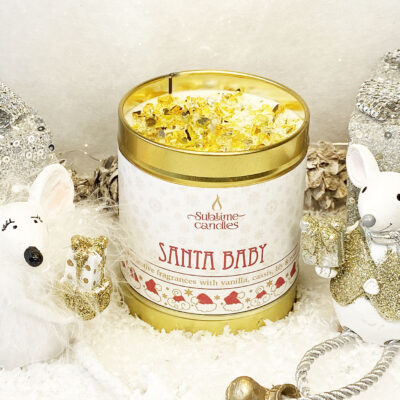Santa Baby Candle