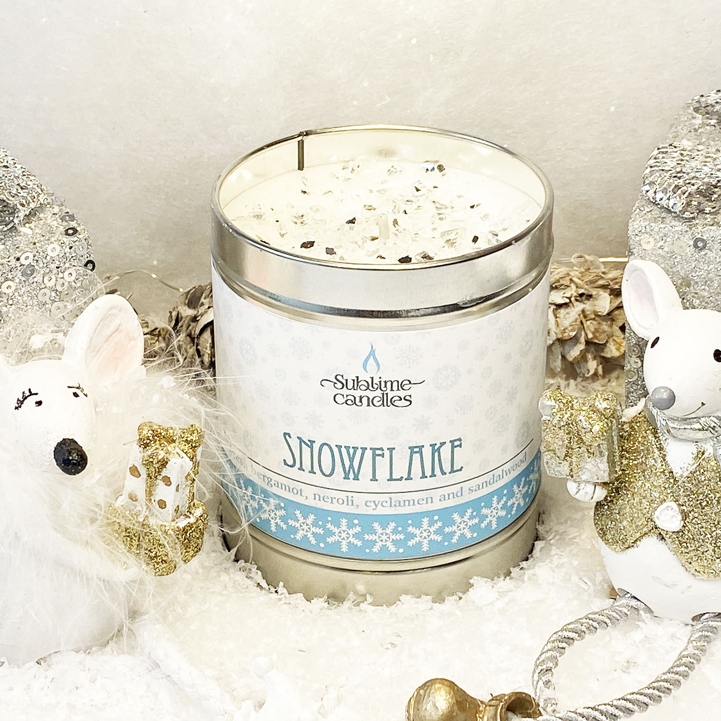 Snowflake Candle