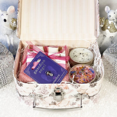 Pink Peony Suitcase Gift Box